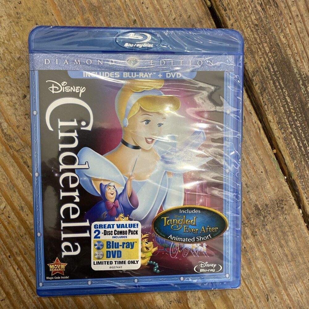 Cinderella (Two-Disc Diamond Edition Blu-ray/DVD Combo)NEW Sealed